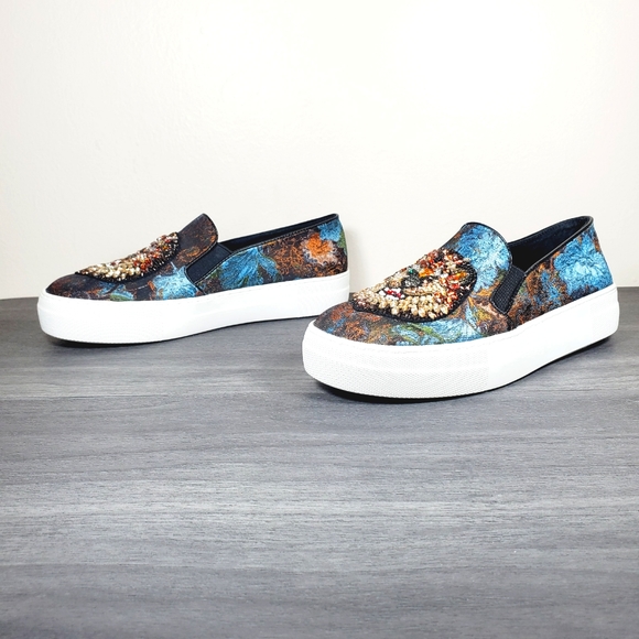 Steve Madden Fiasco Beaded Lion Sneaker size 7 - Picture 7 of 10